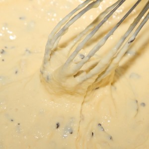 and the chocolate is whipped into the ice cream, yummm!, photo by LdV