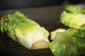 grilling lettuce, photo by LdV