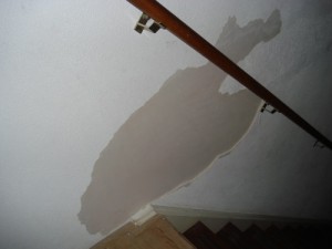 hole in the wall enlarged, so it can be fixed nicely