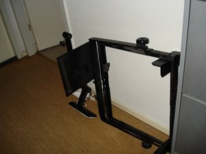 crap removed from the wall