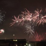 fireworks, photo from our 2nd floor, by LdV