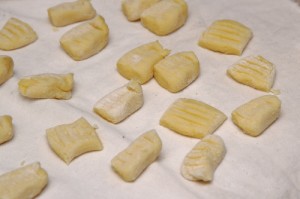 home made gnocchi di patate, photo by Laurens de Vries of www.laurens.com