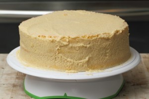 custard based buttercream made with some brown sugar, photo by LdV www.laurens.com