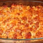 mexican lasagne fully baked