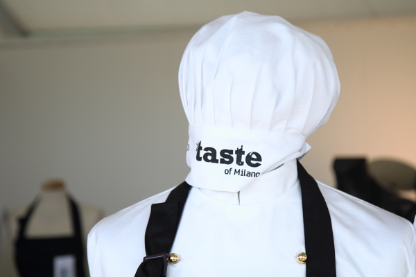 Cute chef's hats and aprons at Taste of Milan