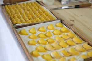 Hand made tortellini and ravioli at Taste of Milano