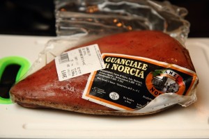 guanciale from a Milanese supermarket
